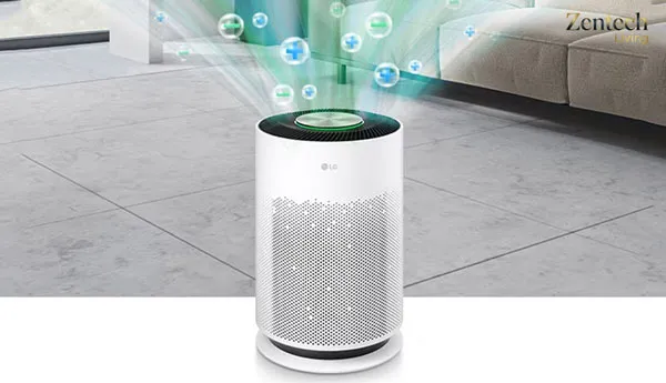 Máy lọc không khí LG Puricare Hit AS60GHWG0 Lọc khí 360 độ, làm sạch đều hơn trong phòng