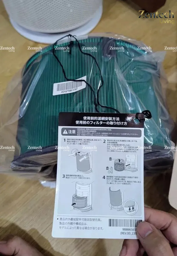 màng lọc Hepa 6 lớp của Máy lọc không khí LG Puricare 360˚ Safeplus