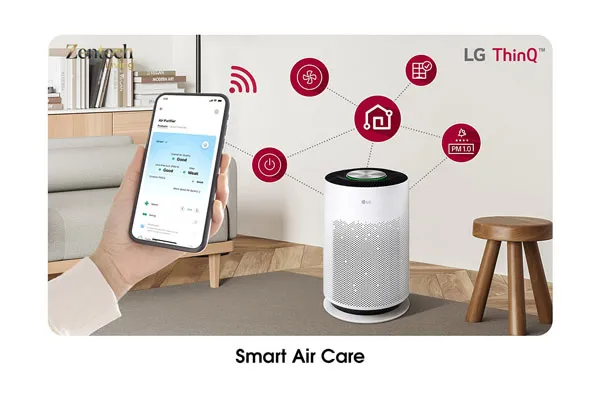 kết nối ap LG ThinQ với Máy lọc không khí LG Puricare Hit AS60GHWG0