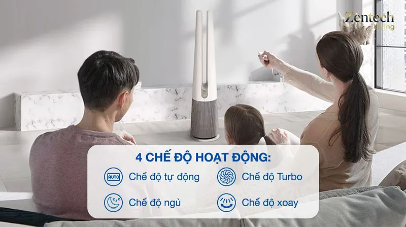 Quạt lọc khí LG PuriCare AeroTower Hit FS15GPBK0