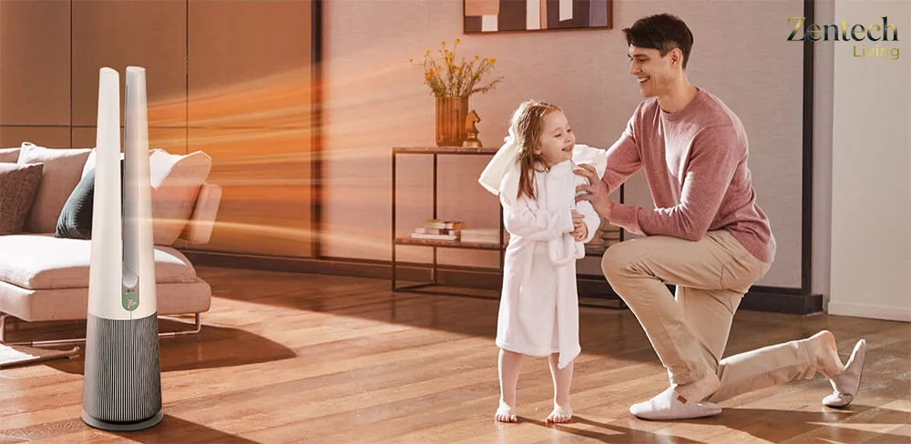 Quạt sưởi và lọc khí LG PuriCare AeroTower FS15GPCJ0