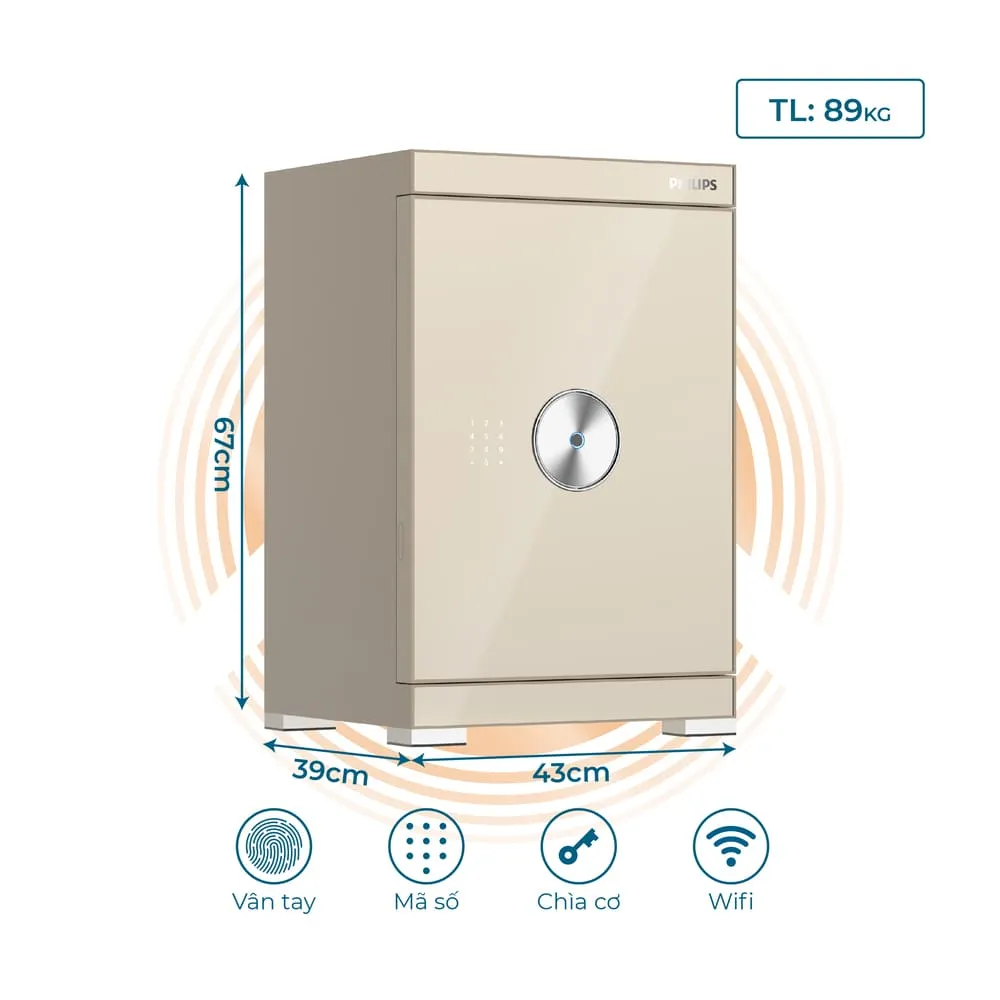 Két sắt Philips SBX602-6CU