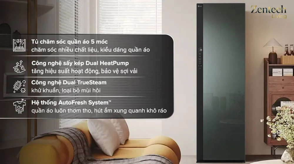 Tủ chăm sóc quần áo LG Styler SC5MNR4G