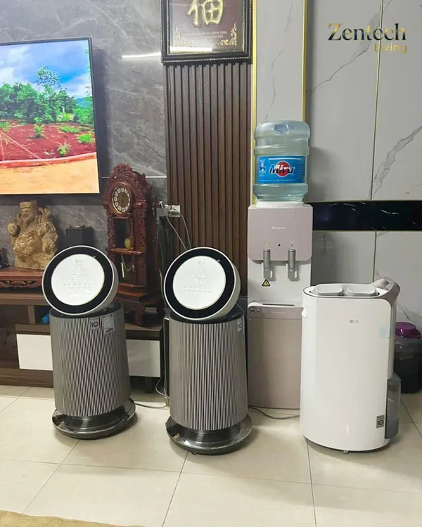 máy lọc khí alph apet Máy lọc không khí LG Puricare 360 Alpha PET AS65GDBY0