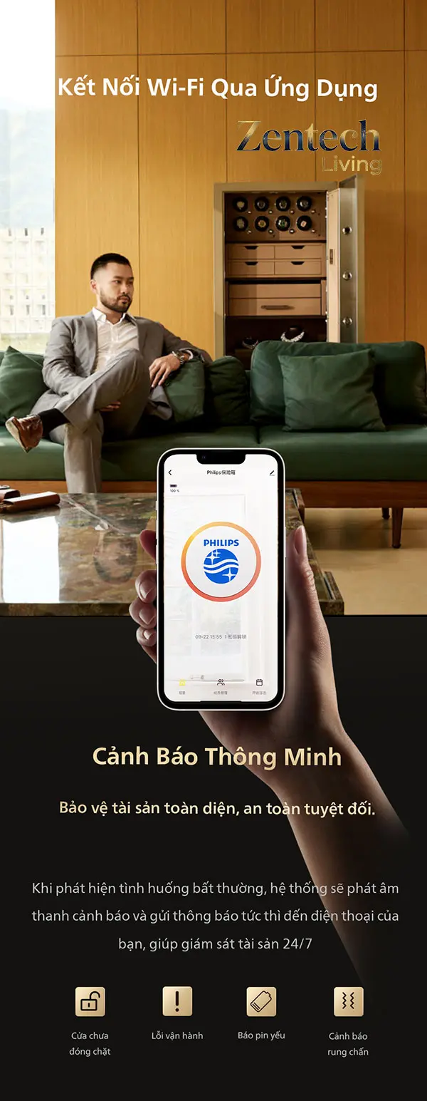 Két Sắt Thông Minh Philips VALIS-MAX 12