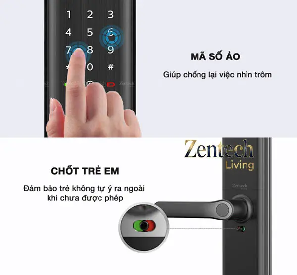 Khóa cửa thông minh Philips 7300 12