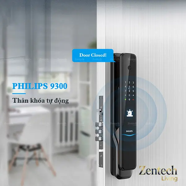 Khóa cửa thông minh Philips 9300 có Gateway 10