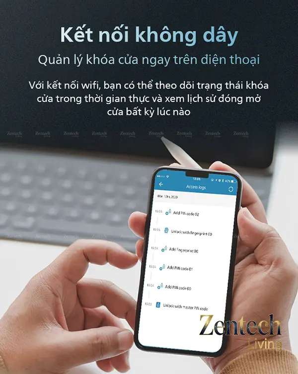 Khóa cửa thông minh Philips 9300 có Gateway 12