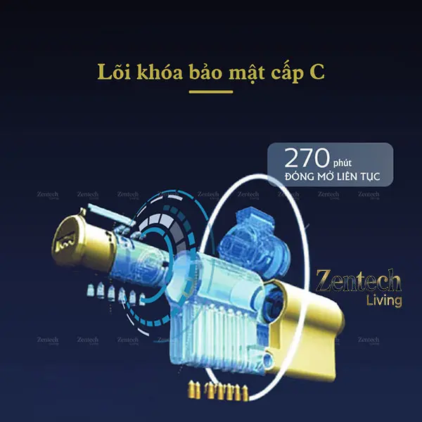 Khóa cửa vân tay cao cấp Philips DDL603E 4