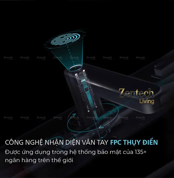 Khóa cửa vân tay cao cấp Philips DDL603E 