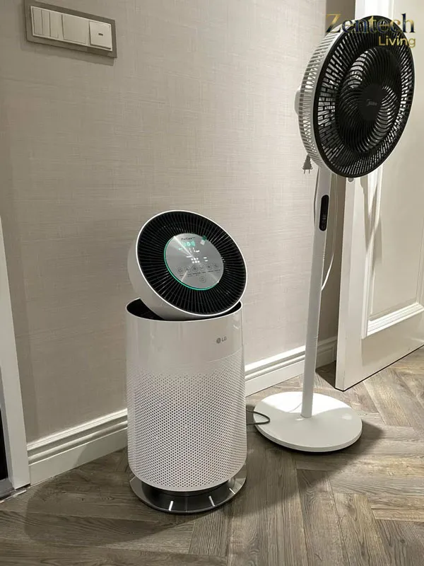 Hình ảnh thực tế LG PuriCare AS65GDWH0 Safeplus máy lọc khí 1 tầng