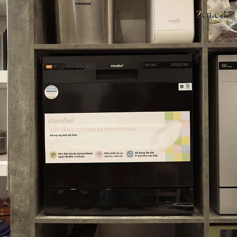 Máy rửa chén Comfee EZ Go Series CDW- 8F60RB