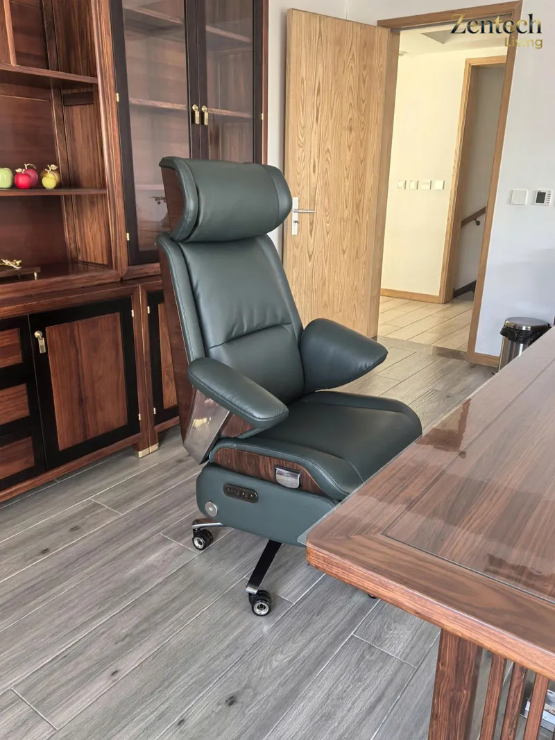 Ghế lãnh đạo da bò Commander Lux CDL01-BL