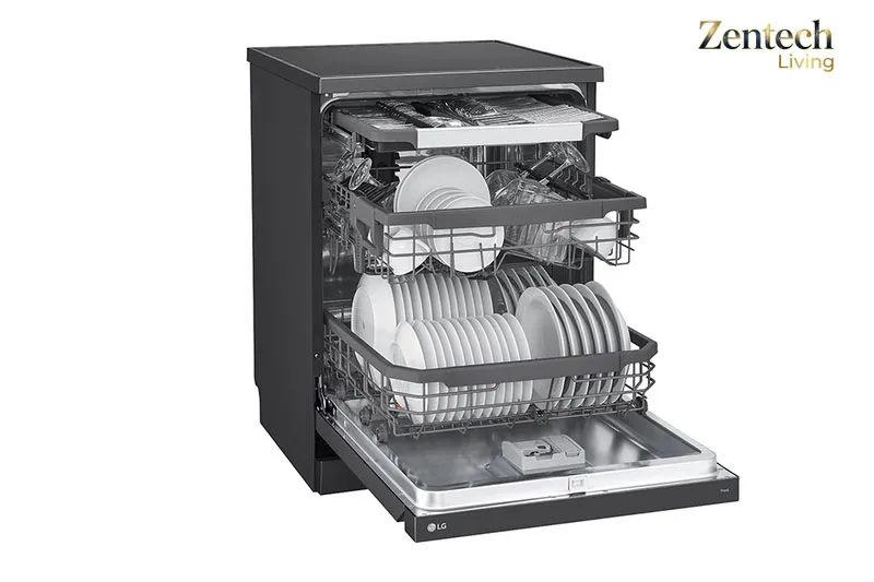 Máy rửa bát LG LDT14BLA4 14 bộ Sấy hé cửa tự động