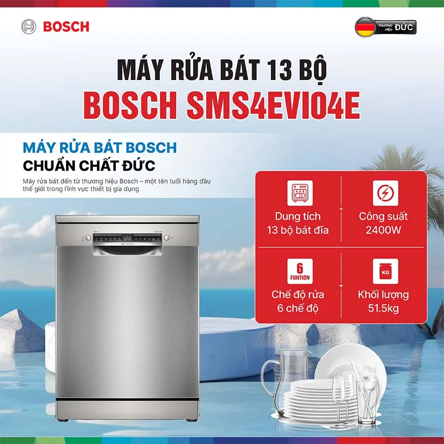 Máy rửa bát Bosch SMS4EVI04E