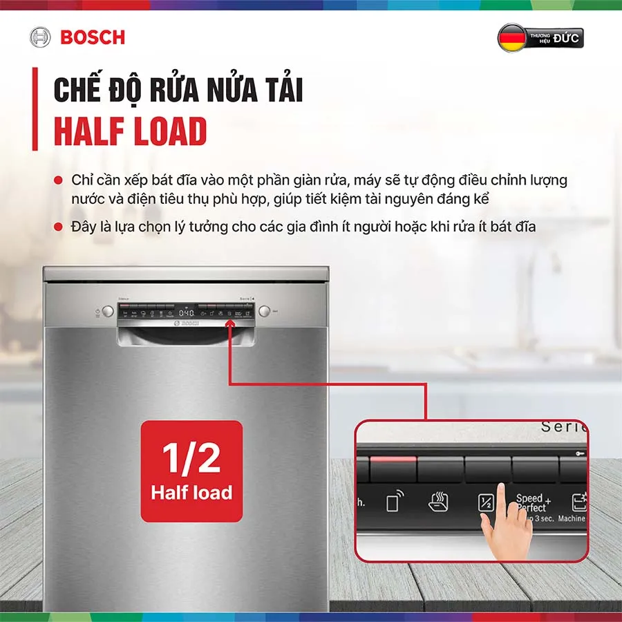 Máy rửa bát Bosch SMS4EVI04E
