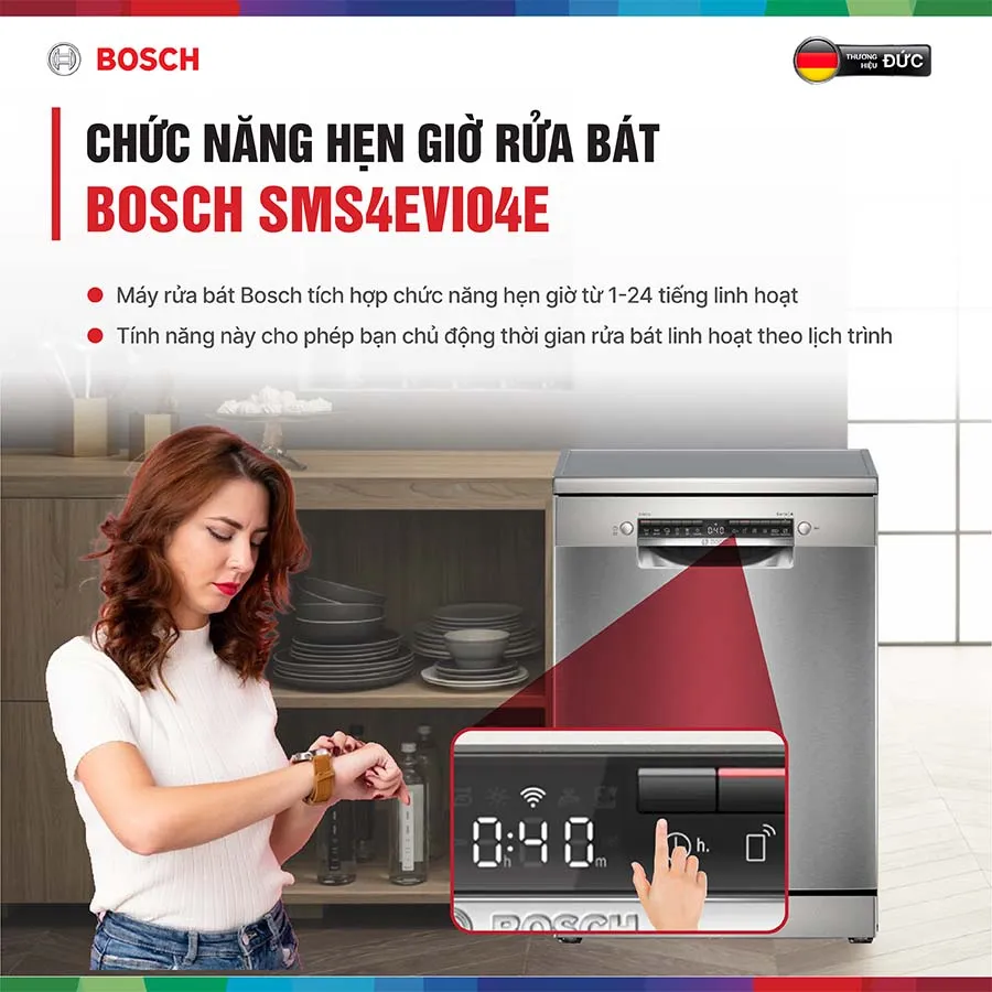 Máy rửa bát Bosch SMS4EVI04E
