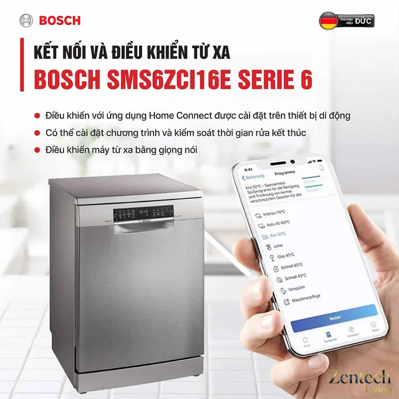 Máy rửa bát Bosch SMS6ZCI16E