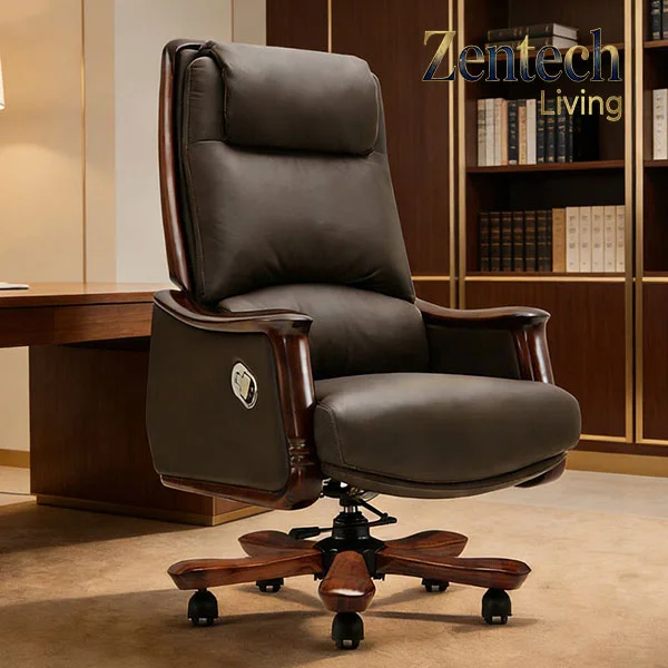 Ghế lãnh đạo da bò Leon ZTL04 12