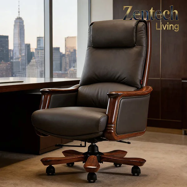 Ghế lãnh đạo da bò Leon ZTL04 13