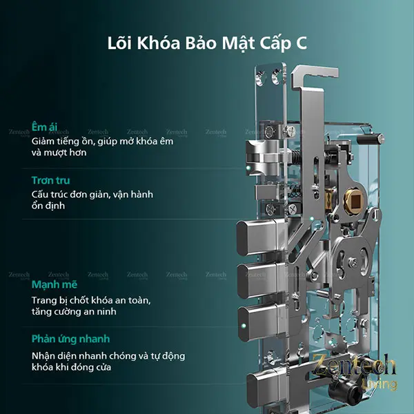 Khóa cửa nhận diện khuôn mặt Philips DDL720-FVP-7HWS 14