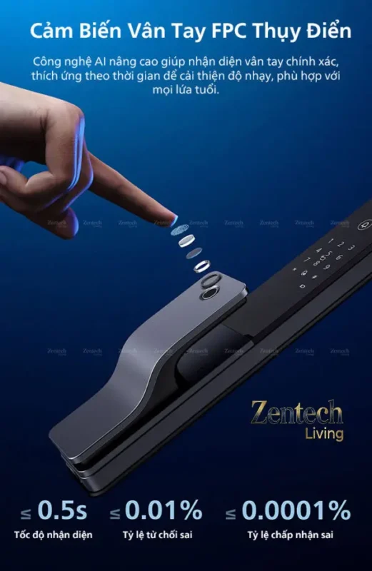 Khóa cửa thông minh Philips DDL801-5HBS 12