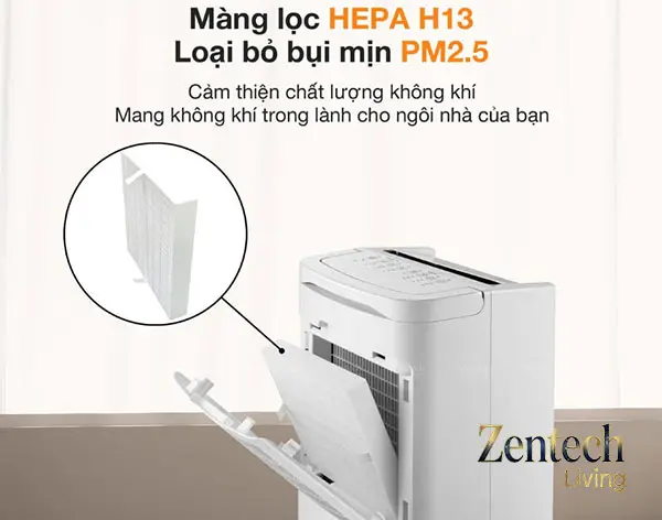 máy lọc không khí hút ẩm lumias