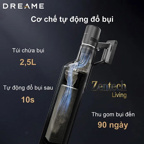 Máy hút bụi cầm tay không dây Dreame Z10S Station 4