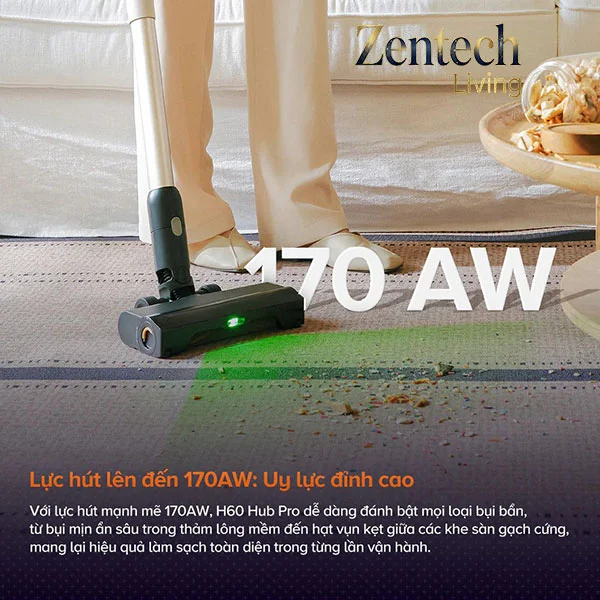 Máy hút bụi cầm tay Roborock H60 Hub Pro11
