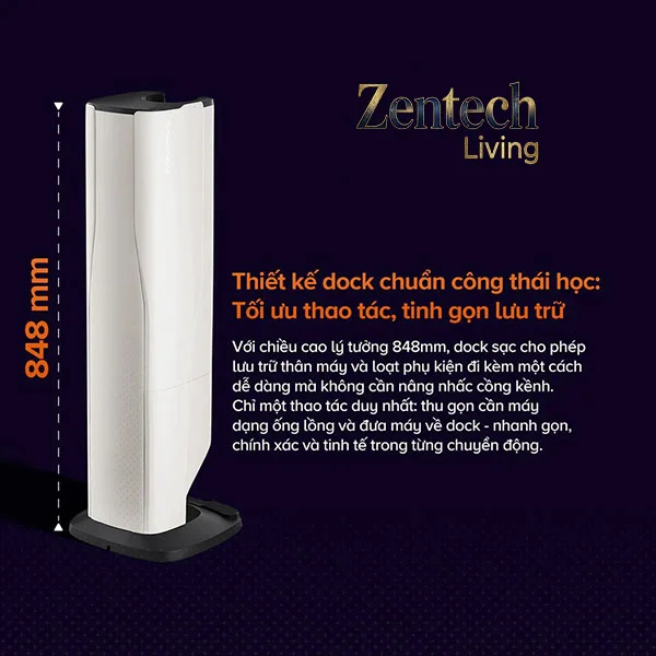 Máy hút bụi cầm tay Roborock H60 Hub Pro 3