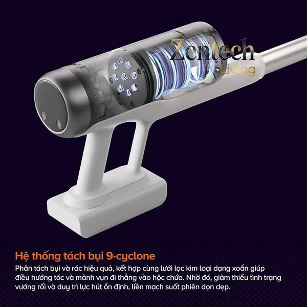 Máy hút bụi cầm tay Roborock H60 Hub Pro 8