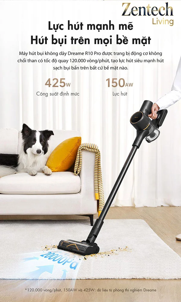 Máy hút bụi không dây Dreame R10 Pro2