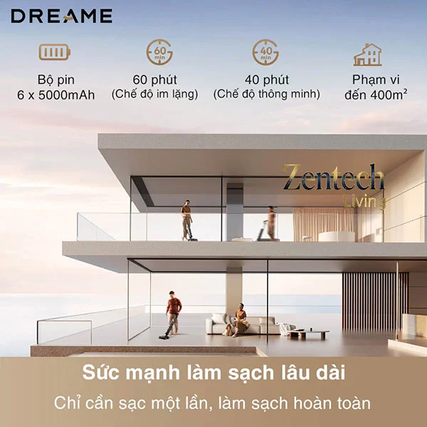Máy hút bụi lau nhà cầm tay Dreame H15 Pro FoamWash 4