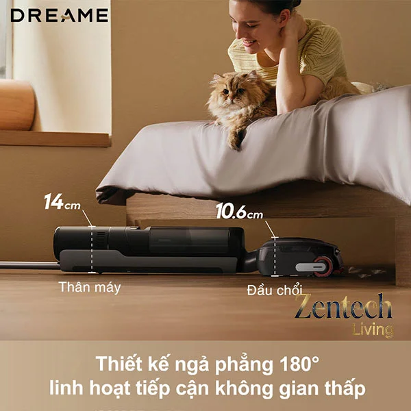 Máy hút bụi lau nhà cầm tay Dreame H15 Pro FoamWash6