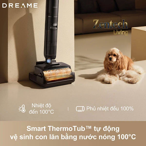 Máy hút bụi lau nhà cầm tay Dreame H15 Pro FoamWash 7