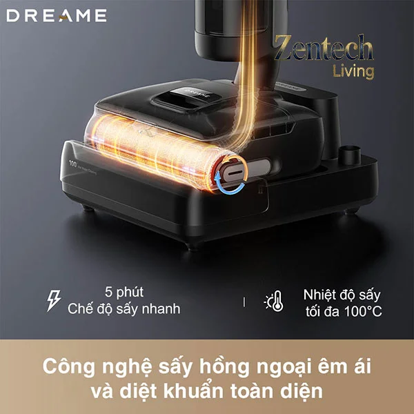 Máy hút bụi lau nhà cầm tay Dreame H15 Pro FoamWash 8