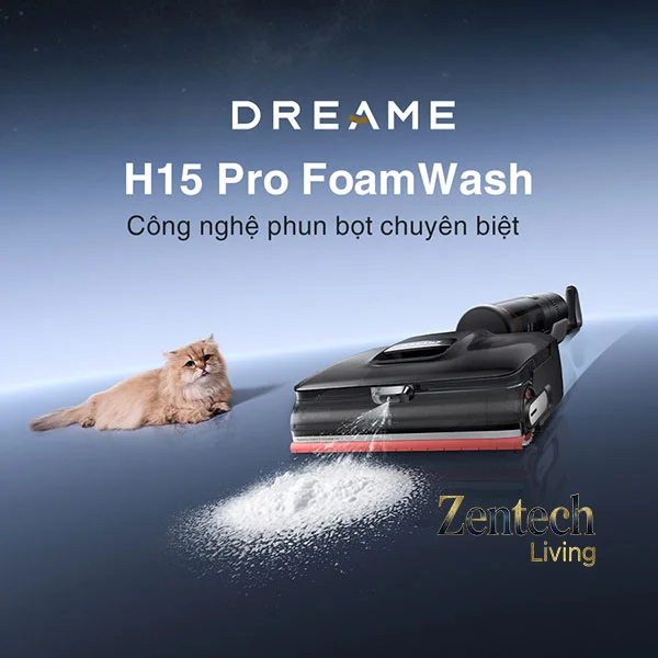 Máy hút bụi lau nhà cầm tay Dreame H15 Pro FoamWash