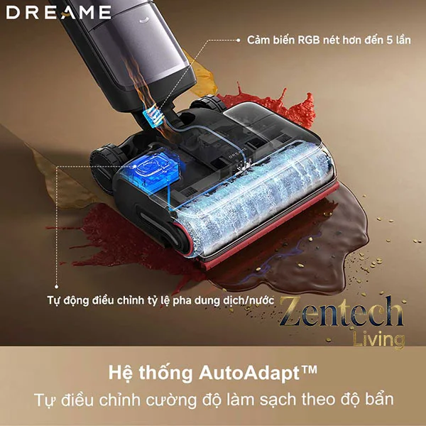 Máy hút bụi lau nhà cầm tay Dreame H16 Pro Steam 10