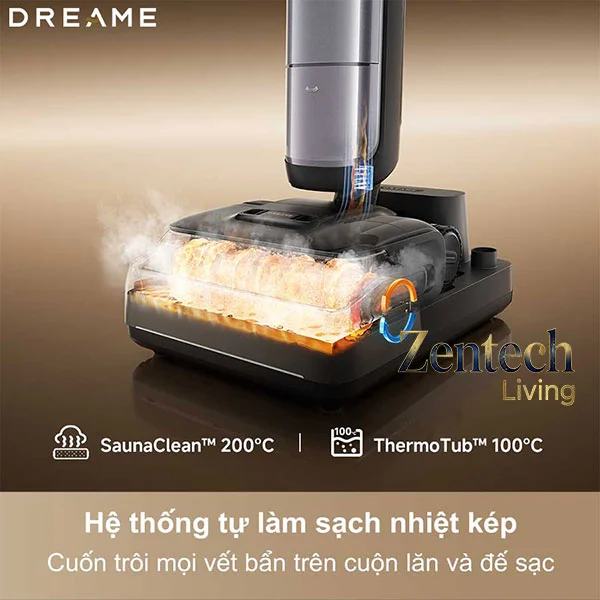Máy hút bụi lau nhà cầm tay Dreame H16 Pro Steam 7