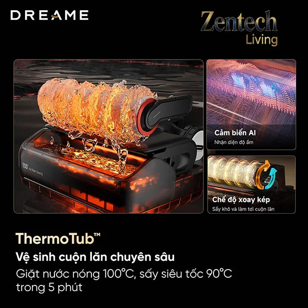 Máy hút bụi lau nhà khô và ướt Dreame H15 Pro 10