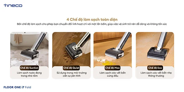 Máy hút bụi lau nhà Tineco Floor One i7 Fold 17