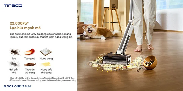 Máy hút bụi lau nhà Tineco Floor One i7 Fold 4