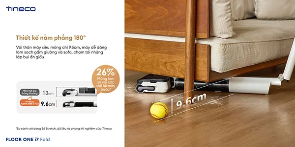 Máy hút bụi lau nhà Tineco Floor One i7 Fold 9