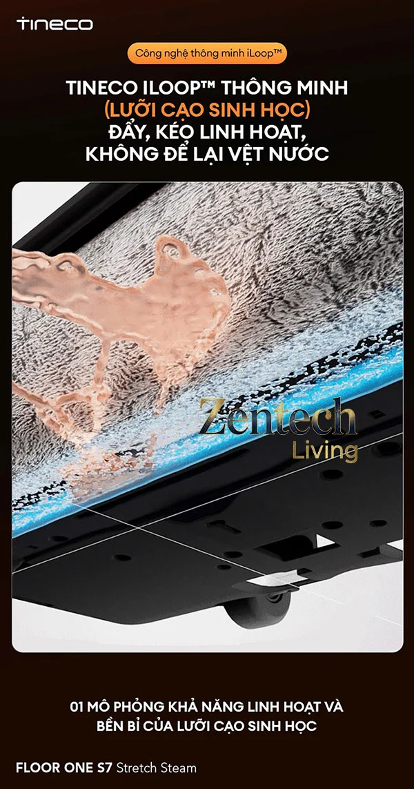 Máy hút bụi lau nhà Tineco Floor One S7 Stretch Steam 10