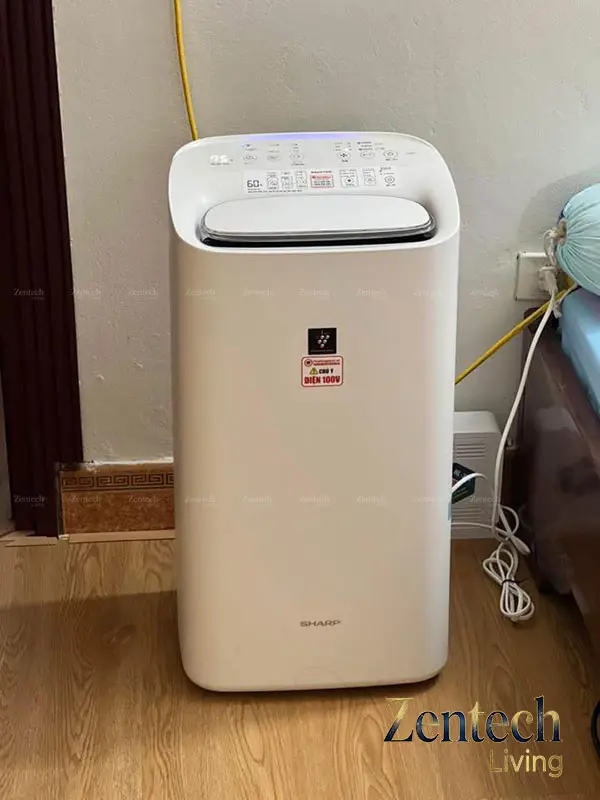 máy lọc không khí hút ẩm sharp