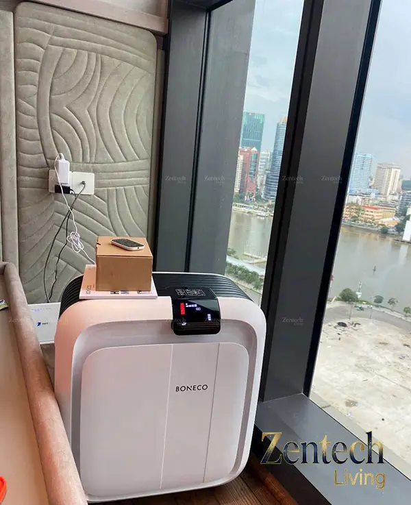 máy lọc không khí tạo ẩm boneco