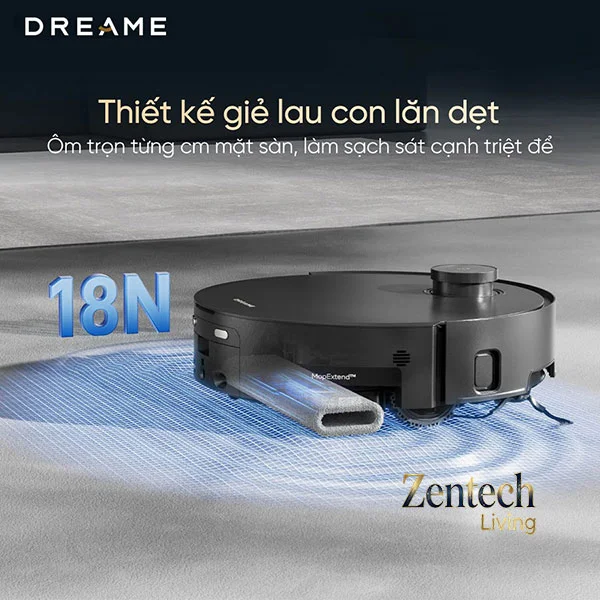 Robot hút bụi lau nhà Dreame Aqua 10 Pro Track 2