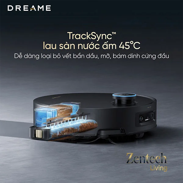 Robot hút bụi lau nhà Dreame Aqua 10 Pro Track