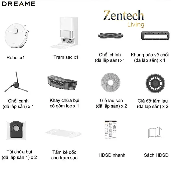 Robot hút bụi lau nhà Dreame L10s Ultra Gen 3 13