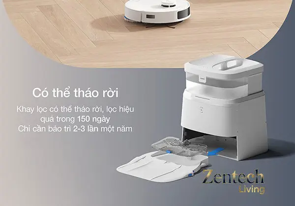 Robot hút bụi lau nhà Ecovacs Deebot T30e Pro Omni 14